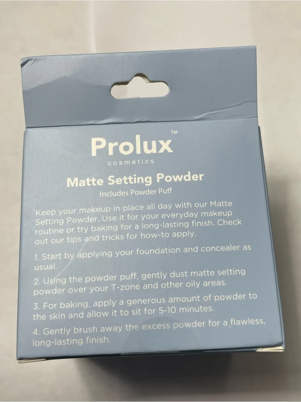 Prolux Cosmetics Matte Setting Powder .35 oz 1 Buff 1 Bisque